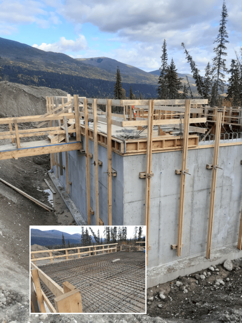 Industra Kwadacha Form work for water reservoir