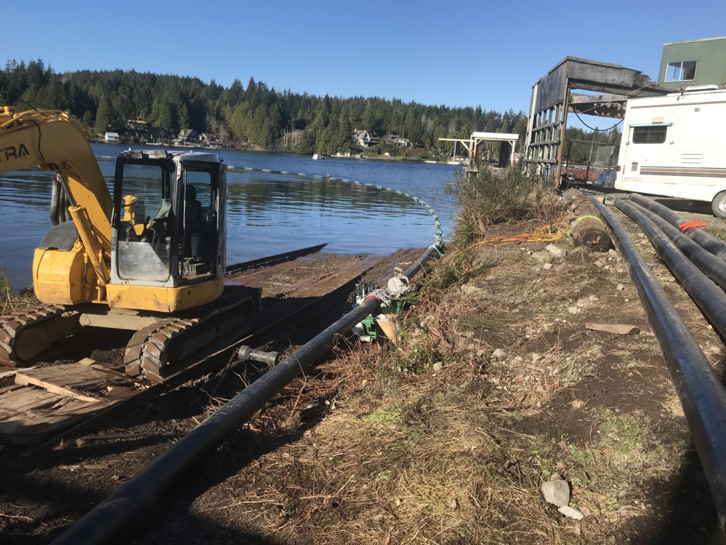 Industra Anacla Community Wastewater Treatment System Outflow work
