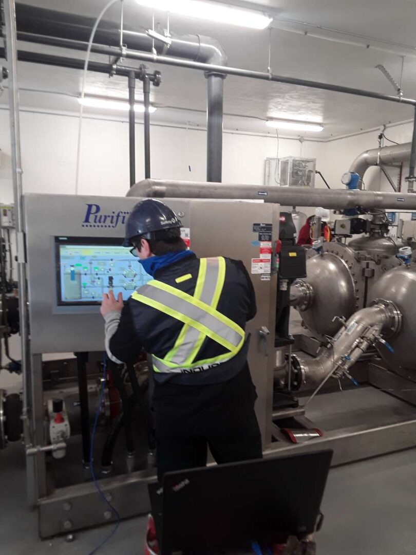 Industra Cove Bay WTP CUF water treatment system