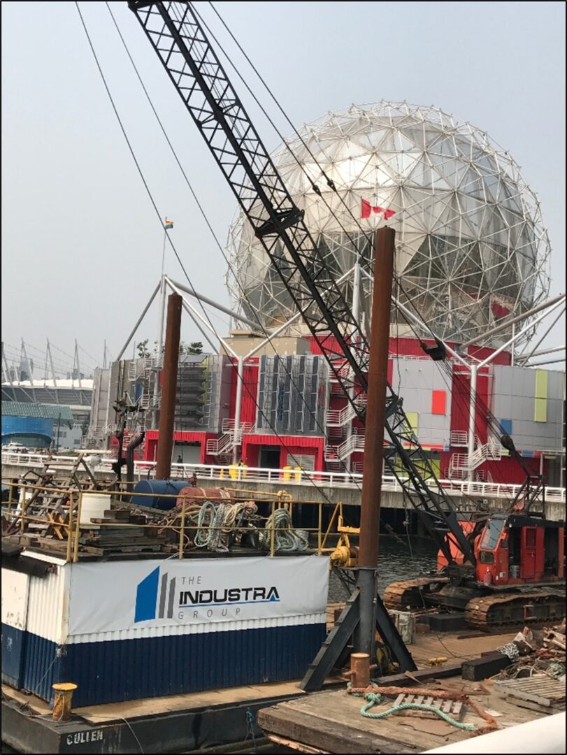 Industra Science World Piping and Steel Pile Work