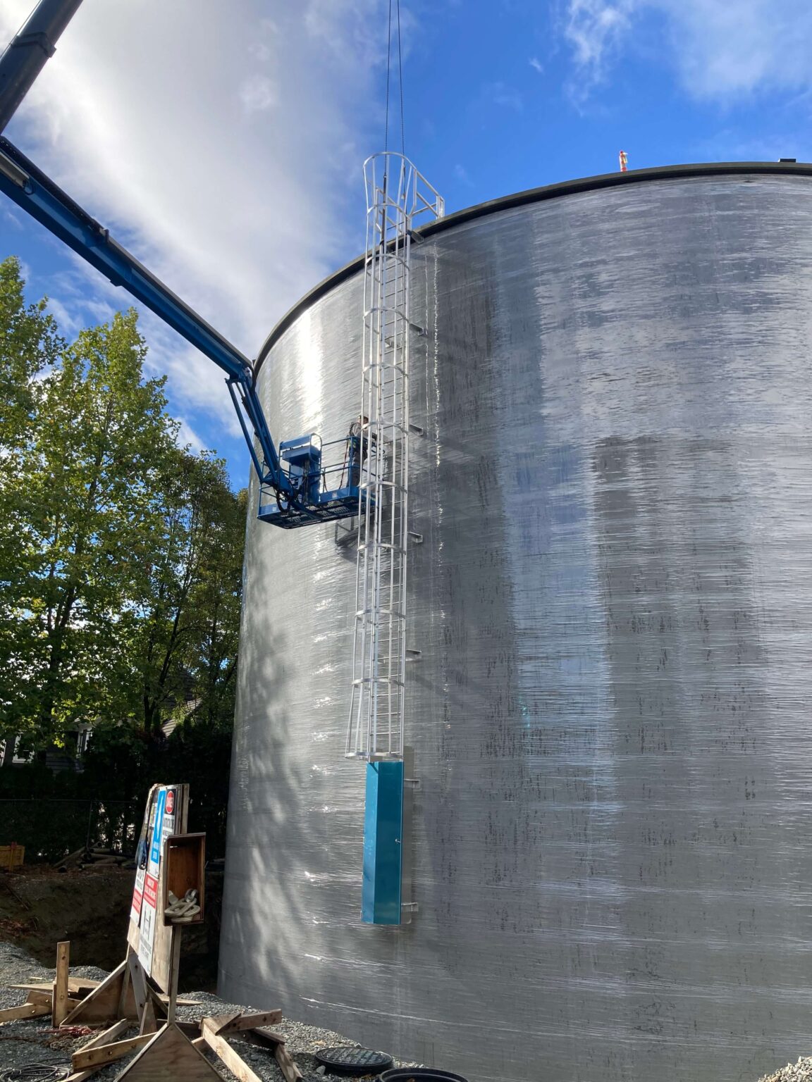 Clearbrook Water Storage Reservoir Replacement Industra DesignBuild Construction Surrey BC