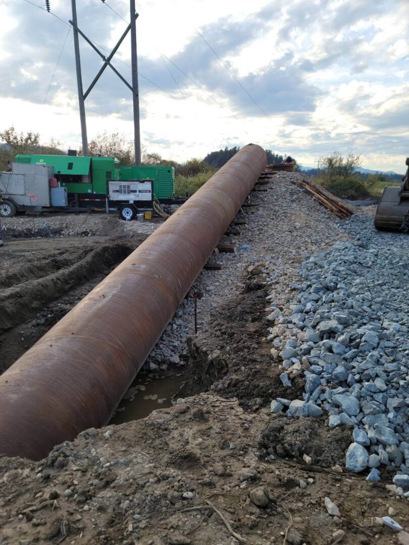 Industra Argyle Sanitary FM Somass River Crossing 12