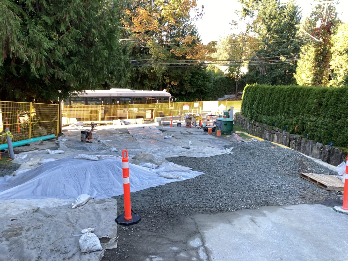 Water pump station construction.