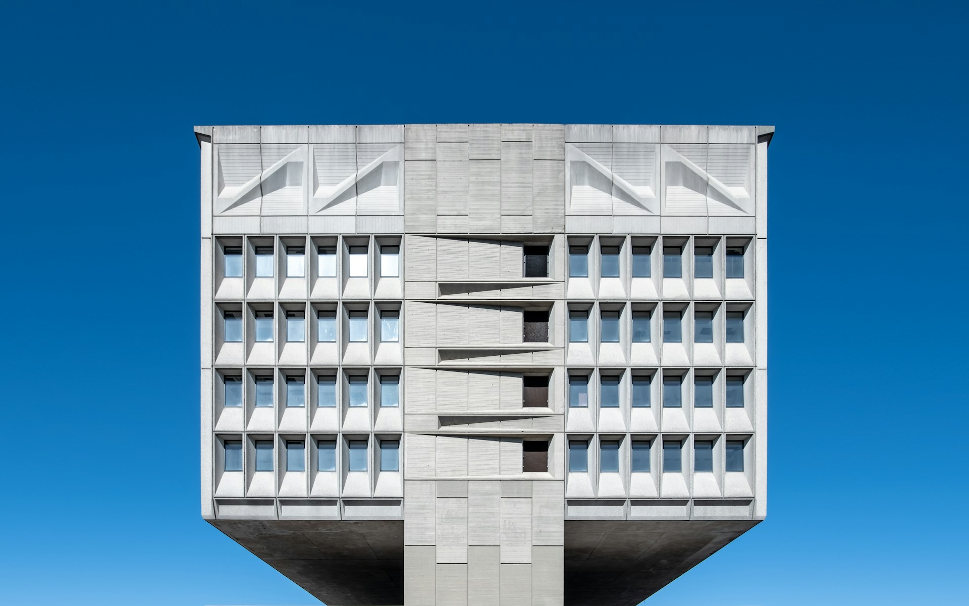 white and gray concrete building