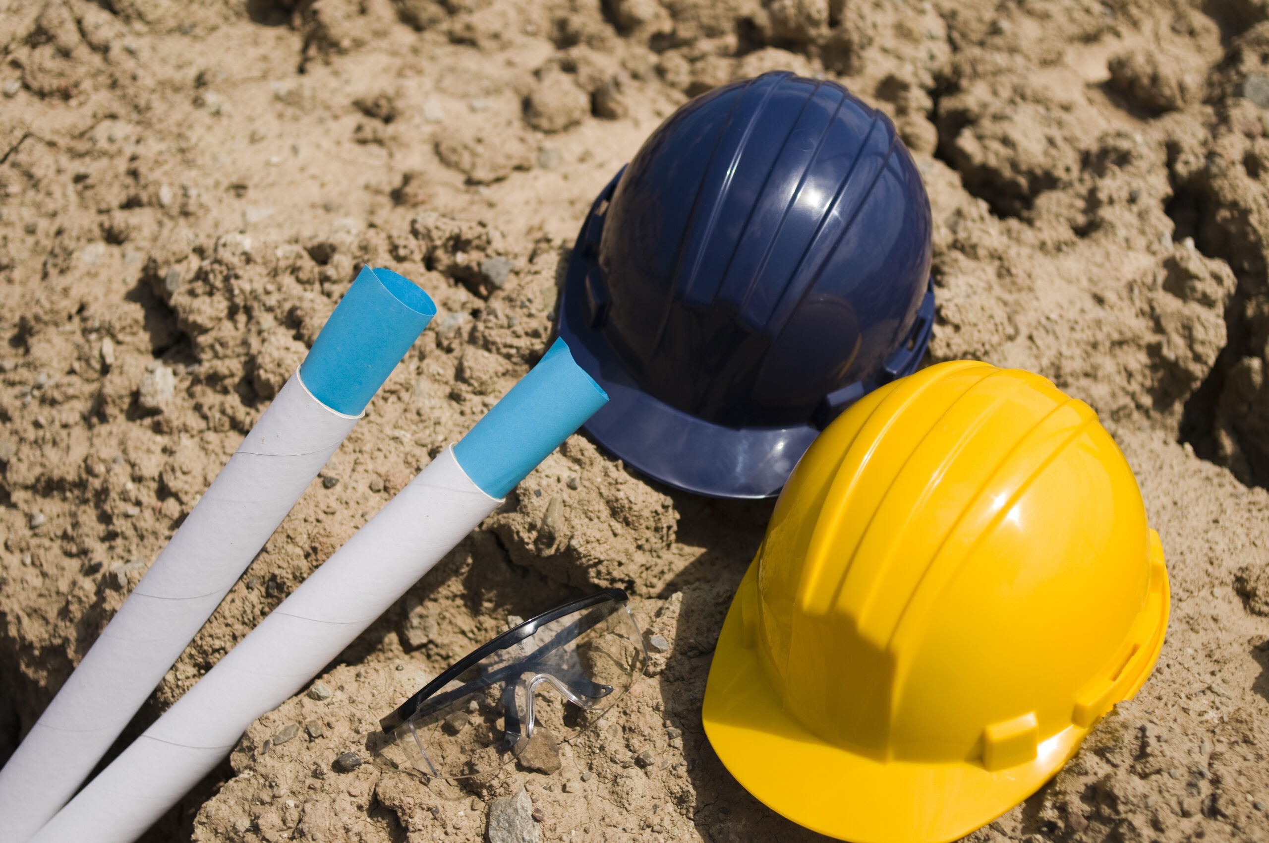 construction site safety hats
