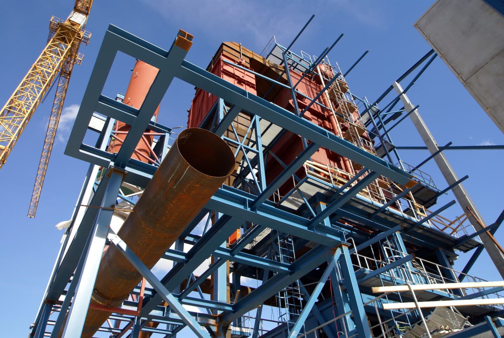 industrial construction site