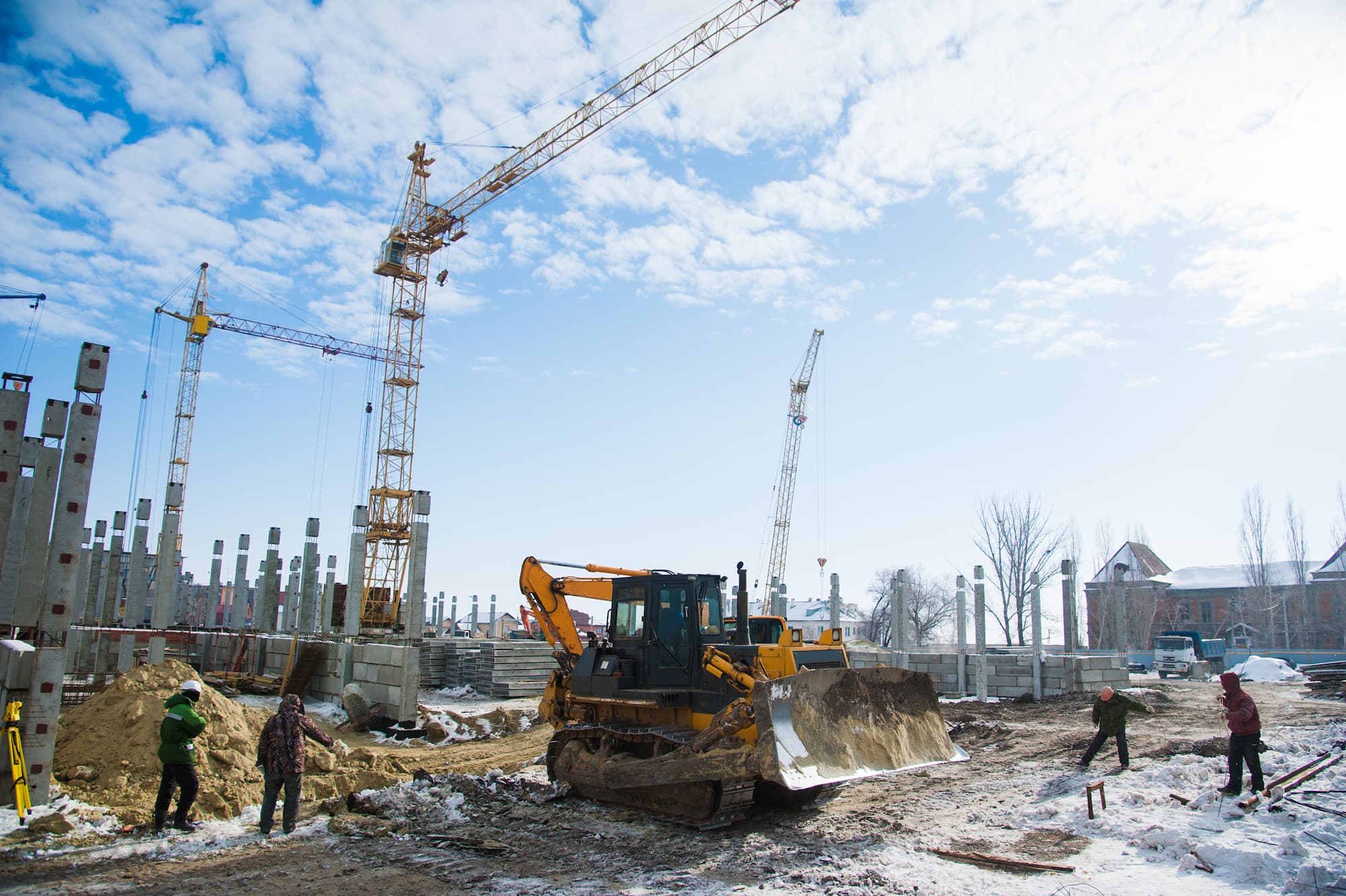 winter construction project