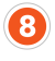 No8 - orange